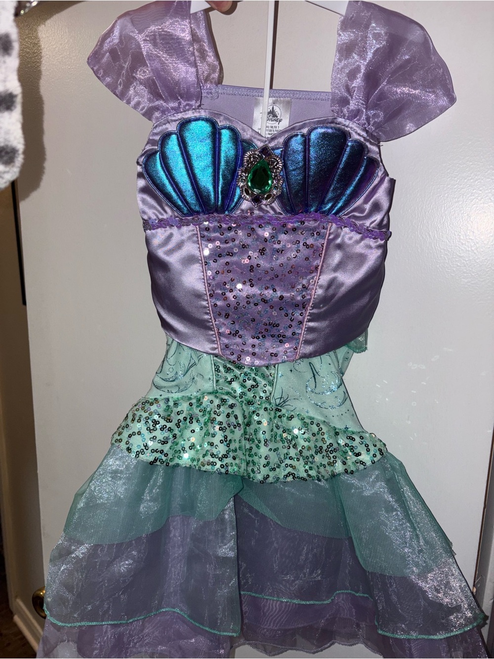 Disney Purple and Teal Mermaid Princess Dress Costume